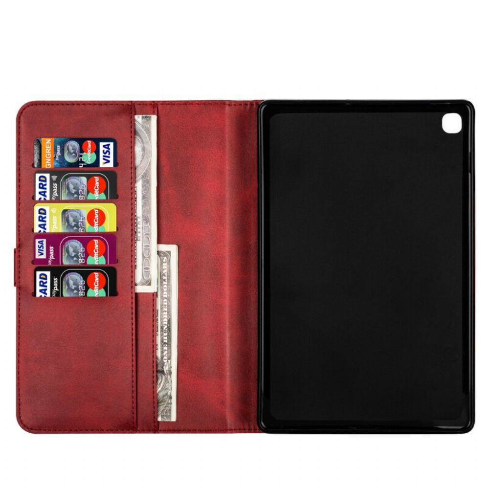 Leren Hoesje voor Samsung Galaxy Tab S5e Portemonnee