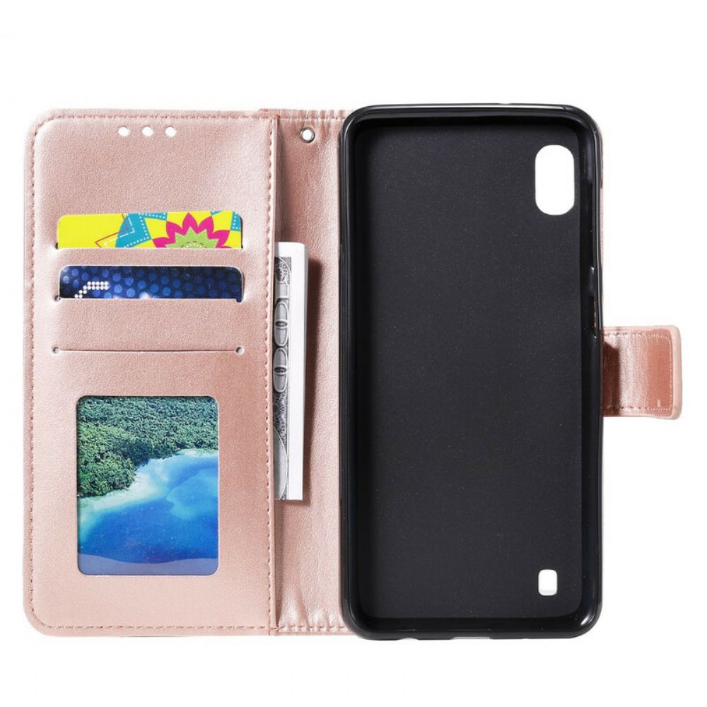 Flip Case voor Samsung Galaxy A10 Met Ketting Band Mijmering