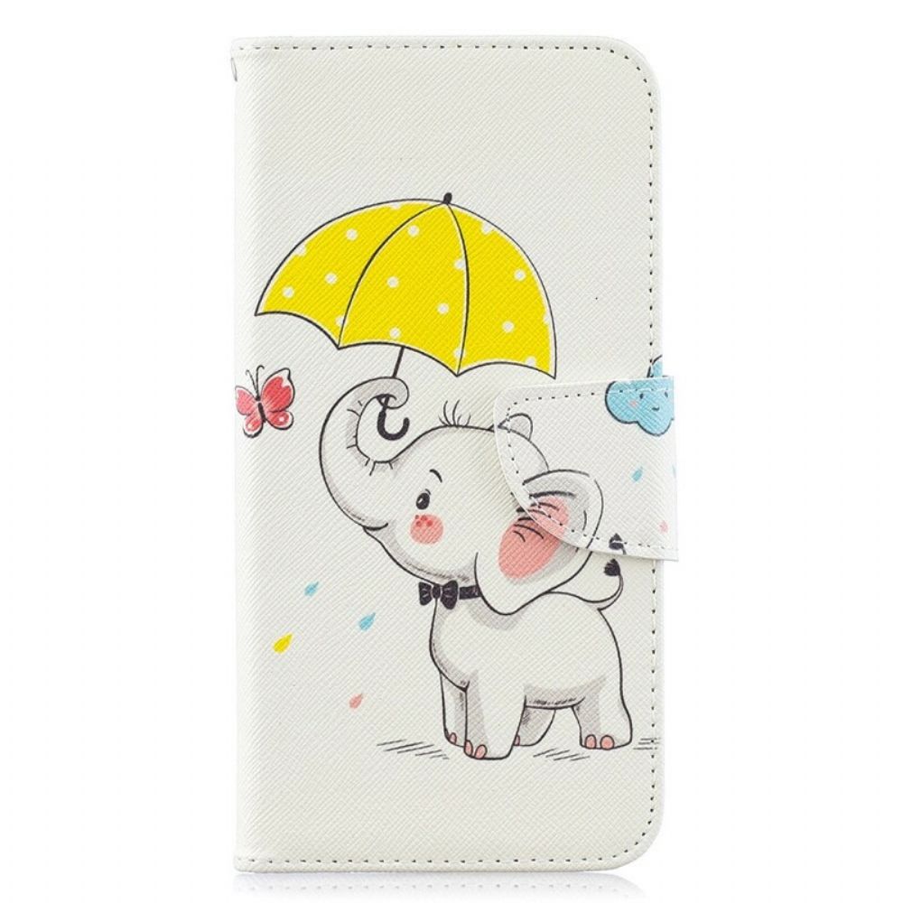 Folio-hoesje voor Samsung Galaxy A10 Babyolifant