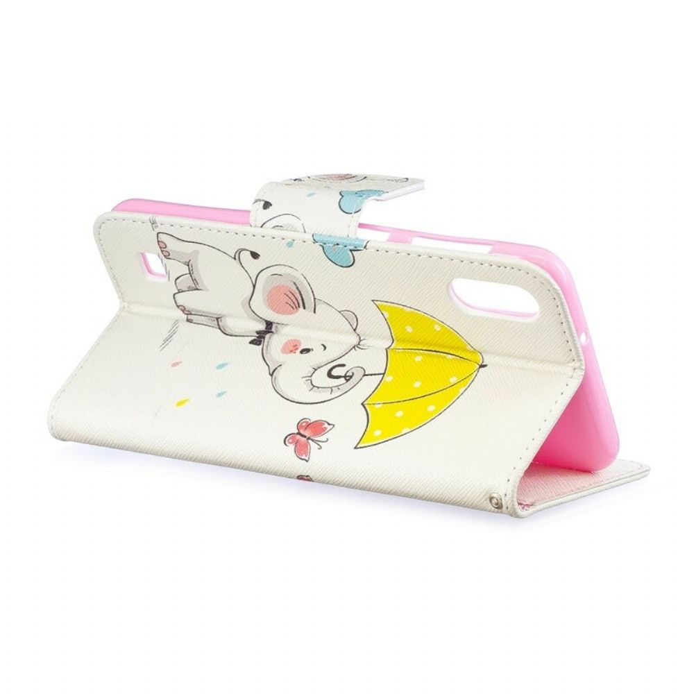 Folio-hoesje voor Samsung Galaxy A10 Babyolifant