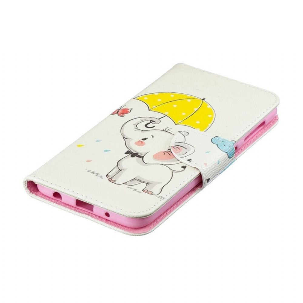 Folio-hoesje voor Samsung Galaxy A10 Babyolifant