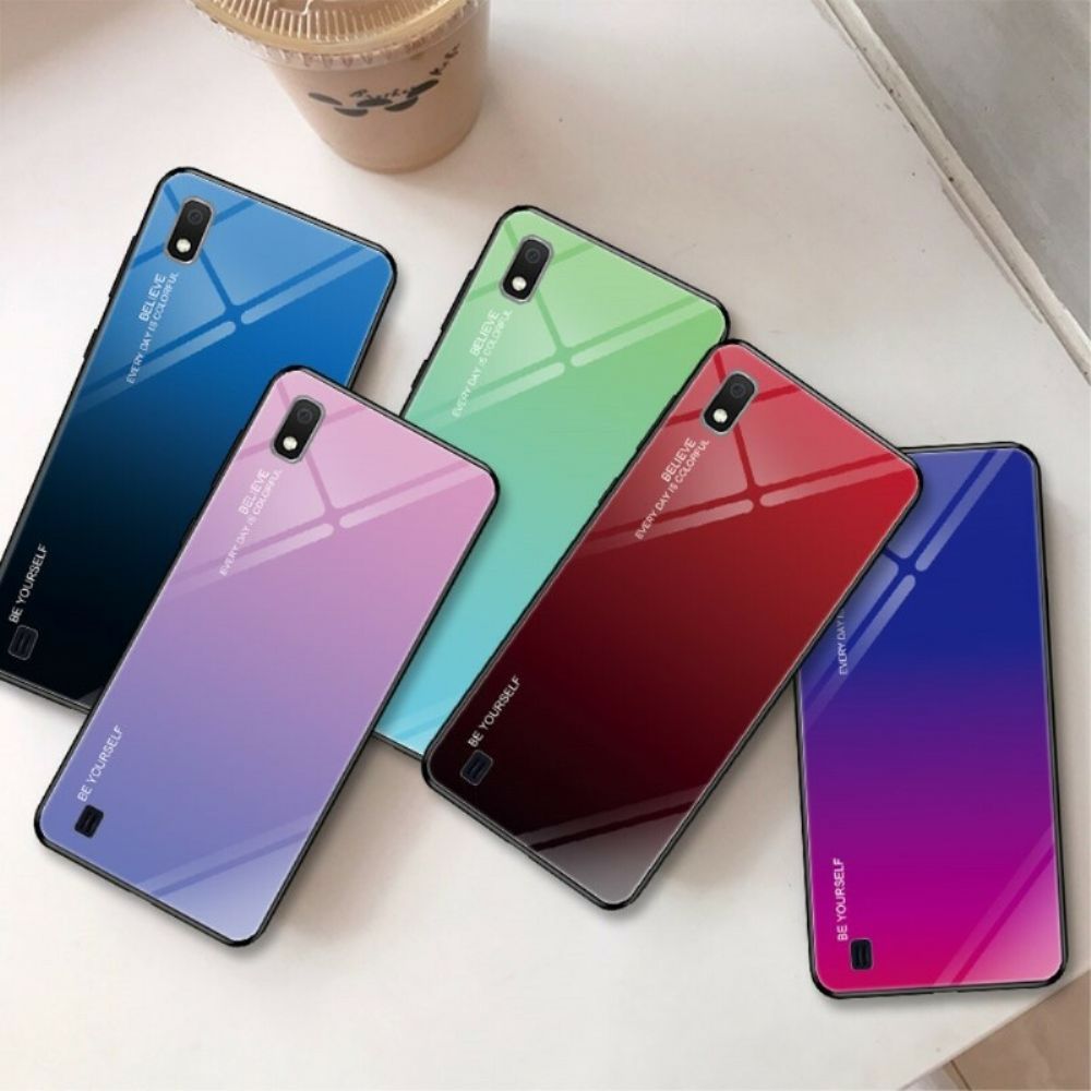 Hoesje voor Samsung Galaxy A10 Gegalvaniseerde Kleur