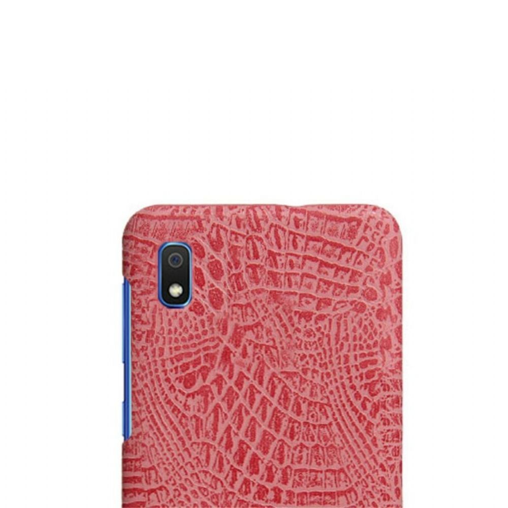 Hoesje voor Samsung Galaxy A10 Ksq Krokodillenleer Effect