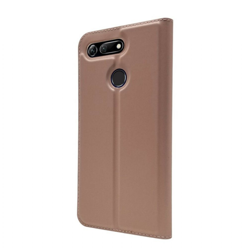 Bescherming Hoesje voor Honor View 20 Folio-hoesje Premium Leereffect