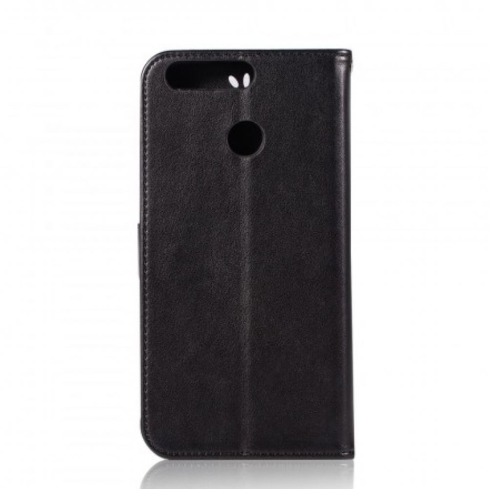 Flip Case voor Honor View 20 Leer Effect Catch Dreams Owl