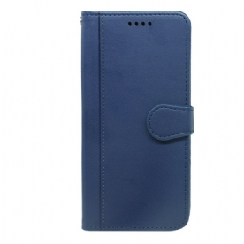 Flip Case Leren Poco C71 Bies En Band