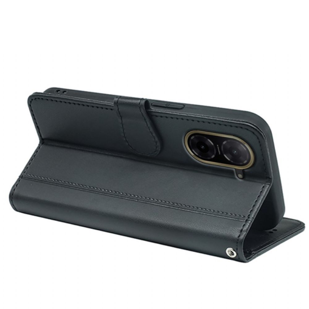 Flip Case Leren Poco C71 Bies En Band