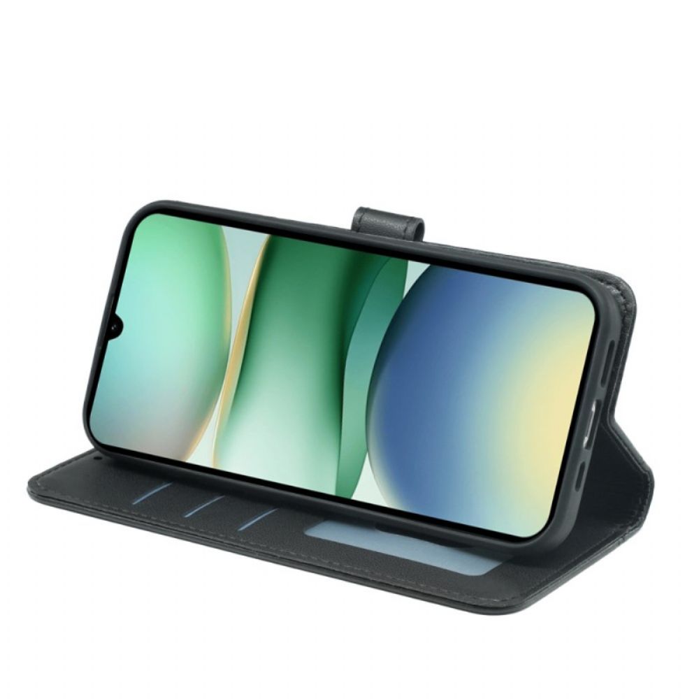 Flip Case Leren Poco C71 Bies En Band