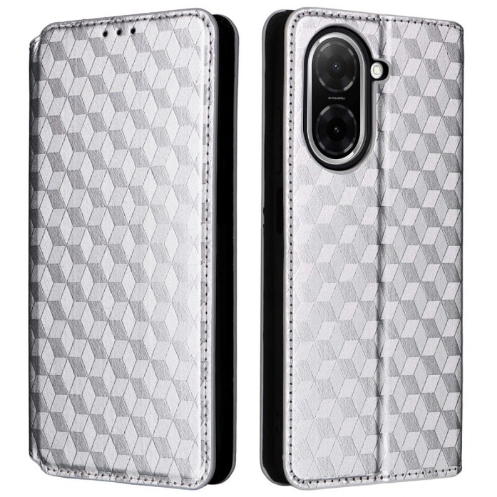 Folio-hoesje Poco C71 3d-kubussen