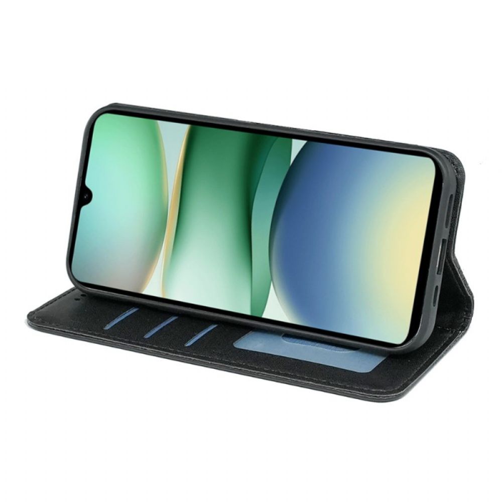 Folio-hoesje Poco C71 Geruit Patroon