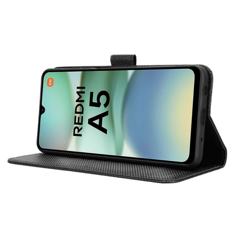 Folio-hoesje Poco C71 Gestippelde Riem