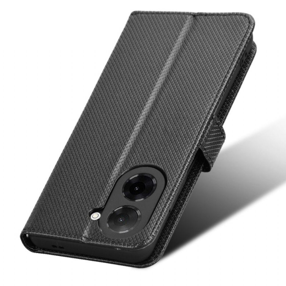 Folio-hoesje Poco C71 Gestippelde Riem