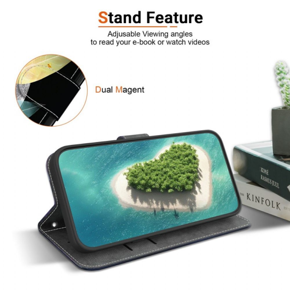 Folio-hoesje Poco C71 Kleurrijke Bladeren