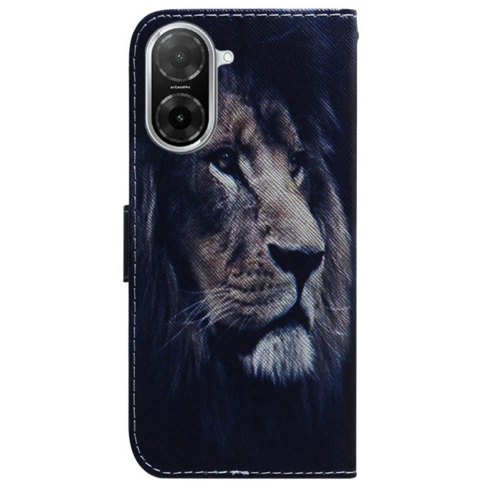 Folio-hoesje Poco C71 Telefoonhoesje Dromende Leeuw