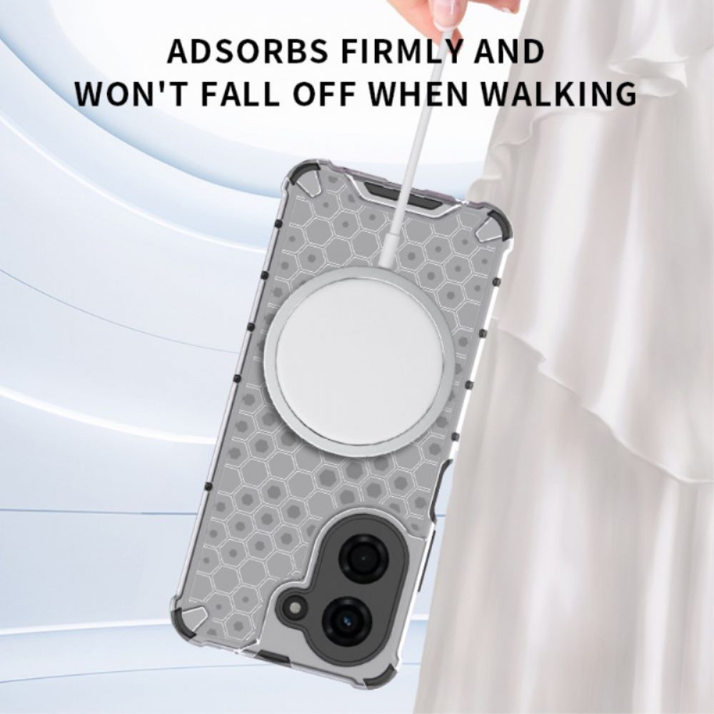 Hoesje Poco C71 Magsafe-compatibel Honingraat