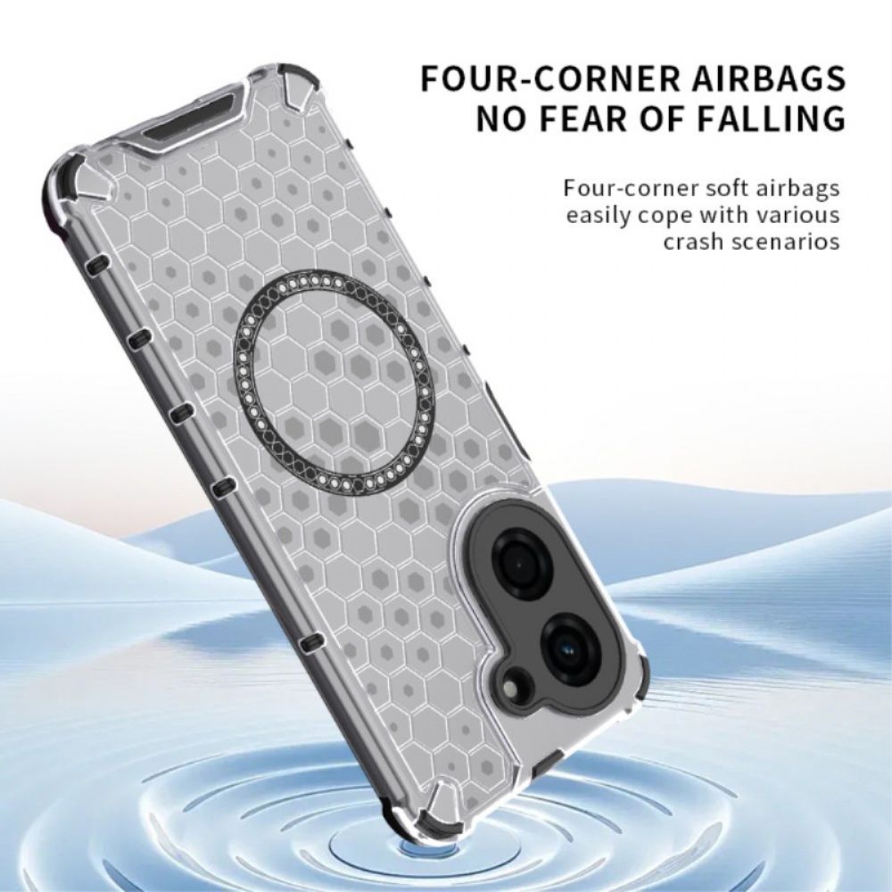 Hoesje Poco C71 Magsafe-compatibel Honingraat