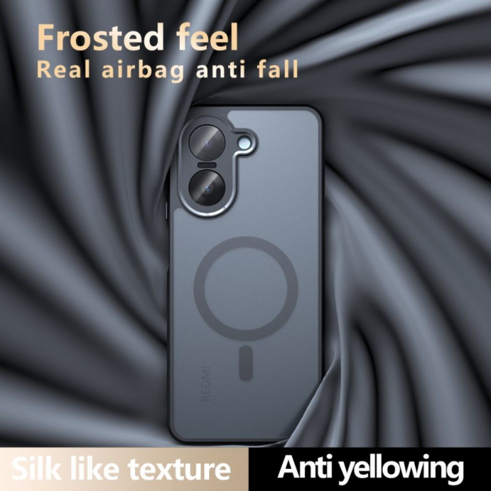 Hoesje Poco C71 Magsafe-compatibel Mat Bescherming Hoesje