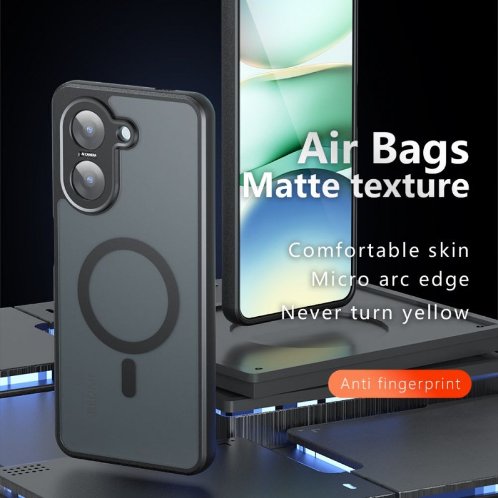 Hoesje Poco C71 Magsafe-compatibel Mat Bescherming Hoesje