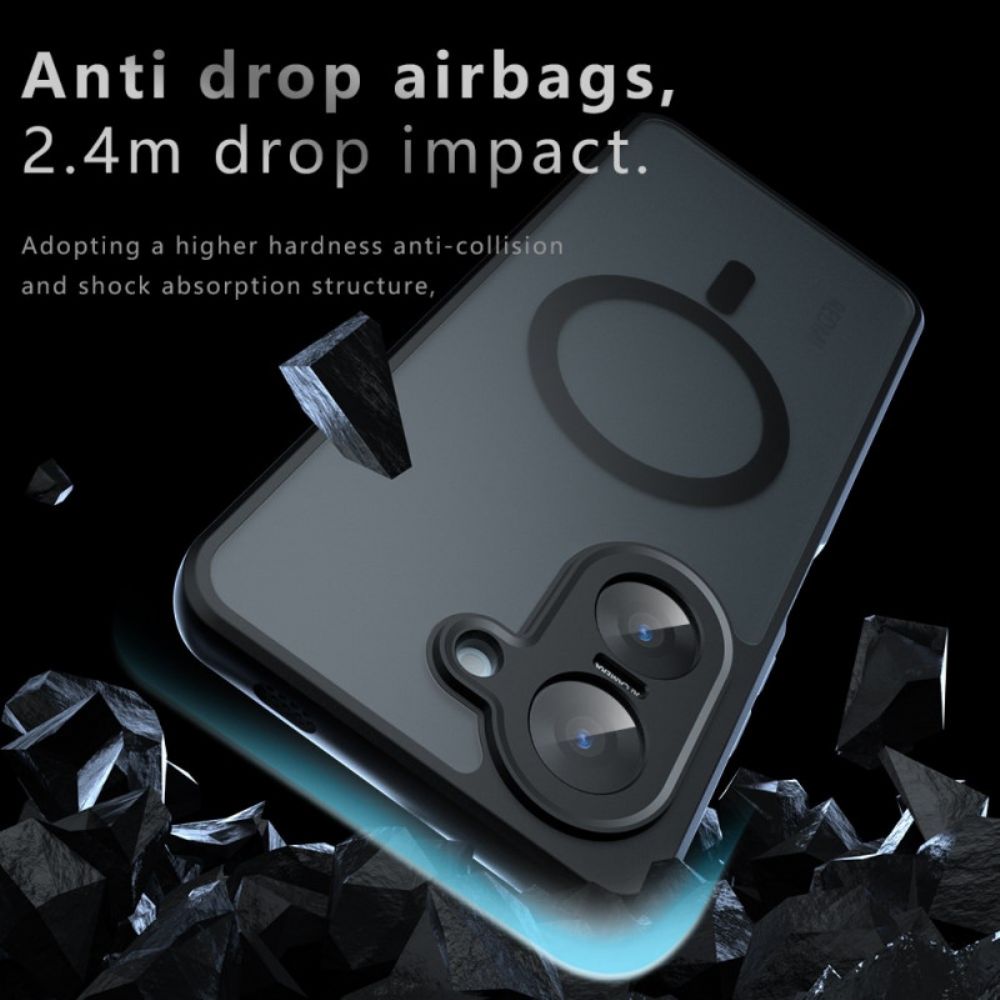 Hoesje Poco C71 Magsafe-compatibel Mat Bescherming Hoesje