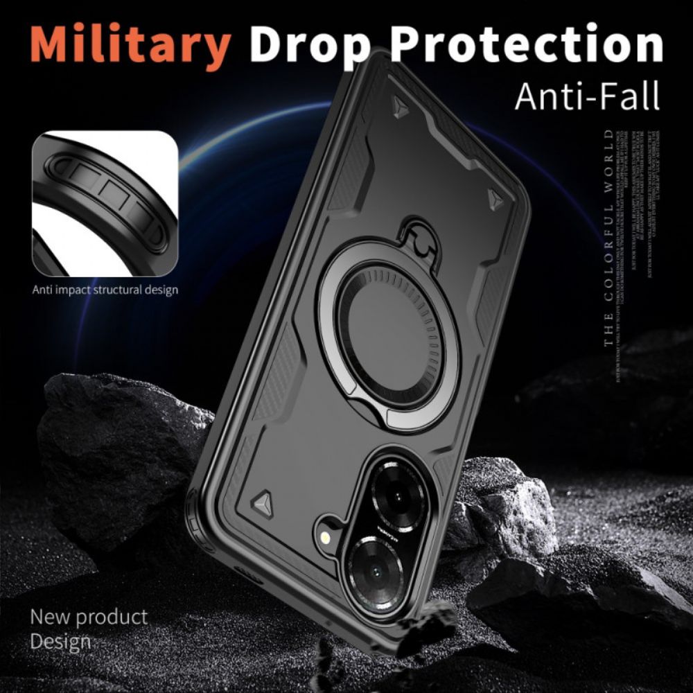 Hoesje Poco C71 Magsafe-compatibel Met Bescherming Van Militaire Kwaliteit En Standaard Bescherming Hoesje