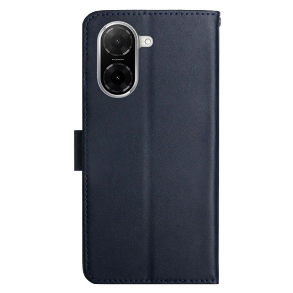 Leren Hoesje Poco C71 Nappa Leer Bescherming Hoesje