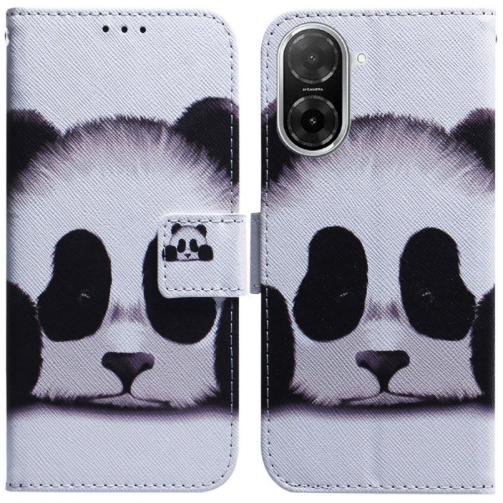 Leren Hoesje Poco C71 Panda Bescherming Hoesje