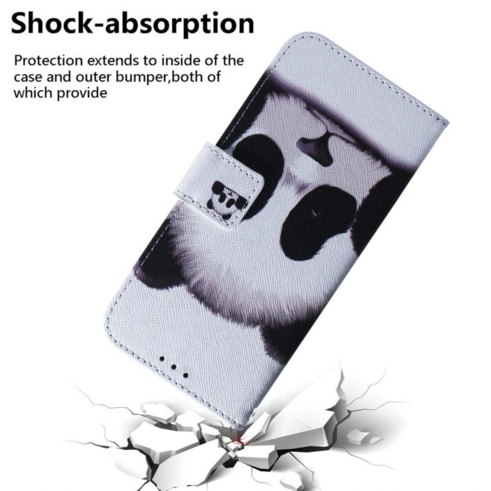 Leren Hoesje Poco C71 Panda Bescherming Hoesje