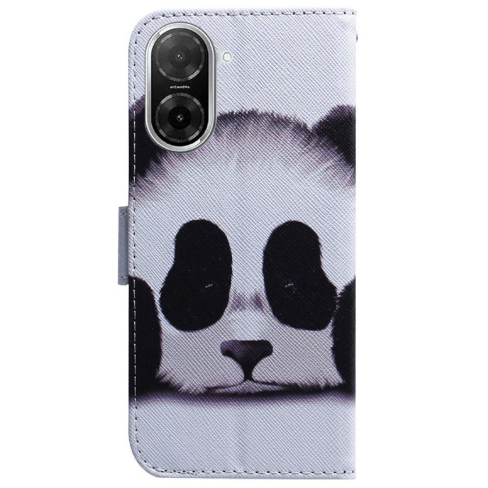 Leren Hoesje Poco C71 Panda Bescherming Hoesje