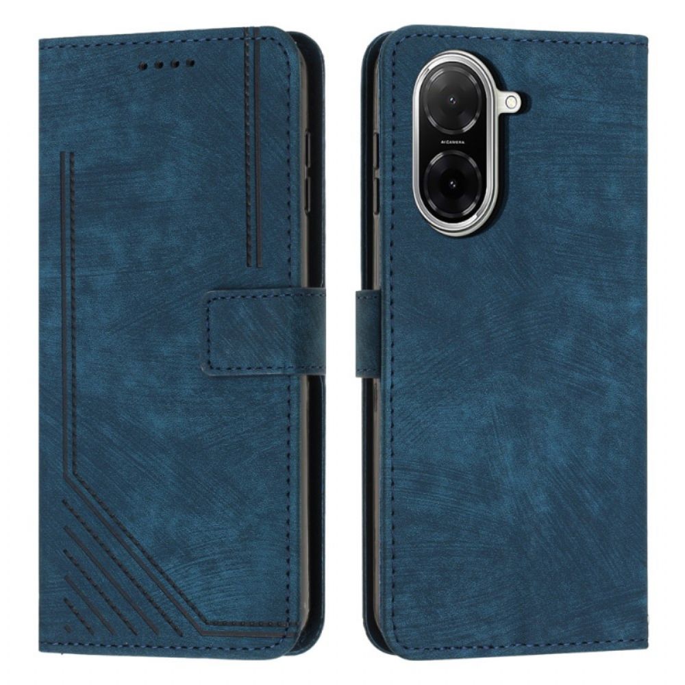 Leren Hoesje Poco C71 Retro Design
