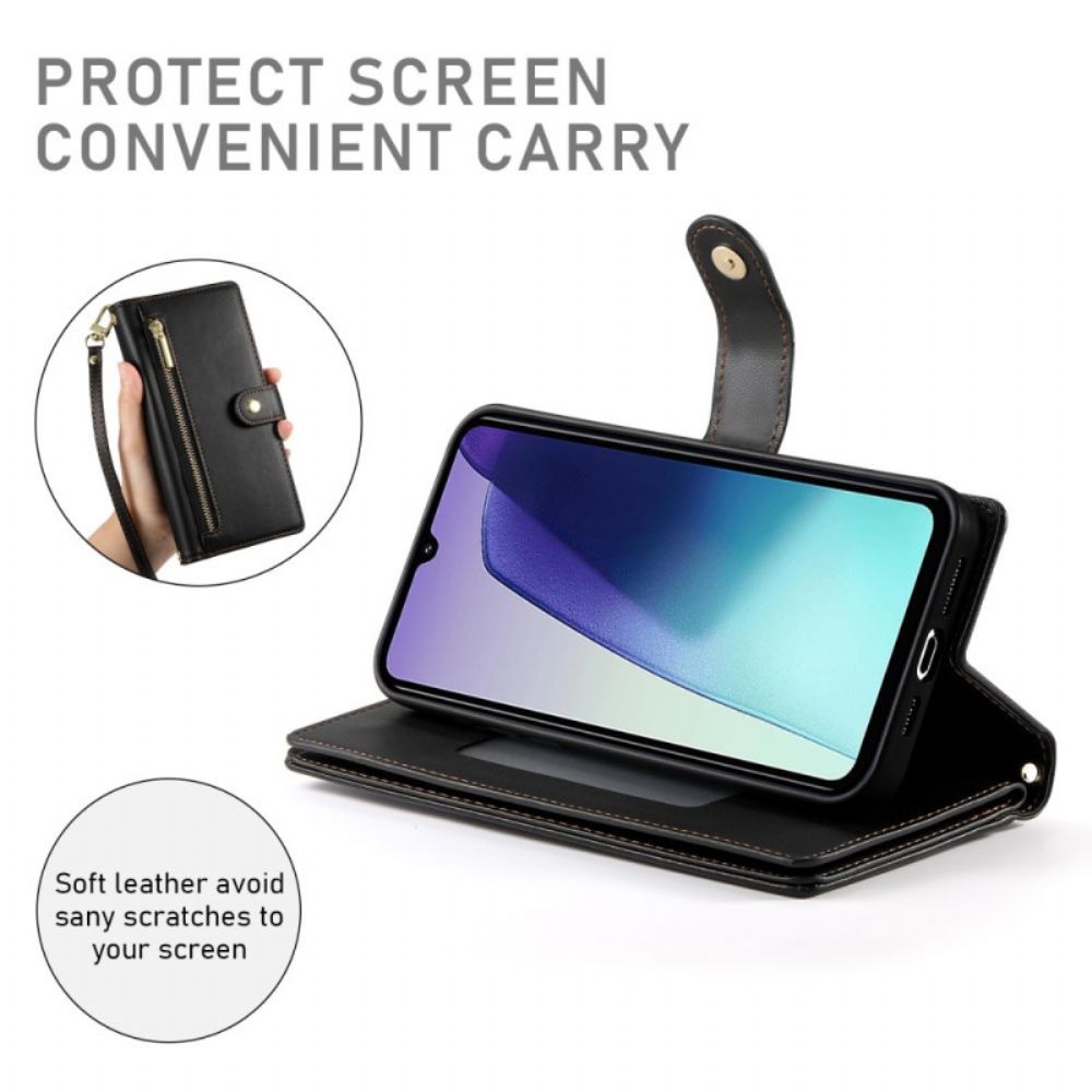 Leren Hoesje Voor Poco C71 Bandje En Schouderband Band