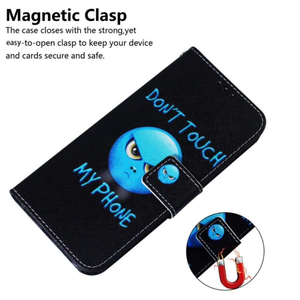 Leren Hoesje Voor Poco C71 Emoji Telefoon