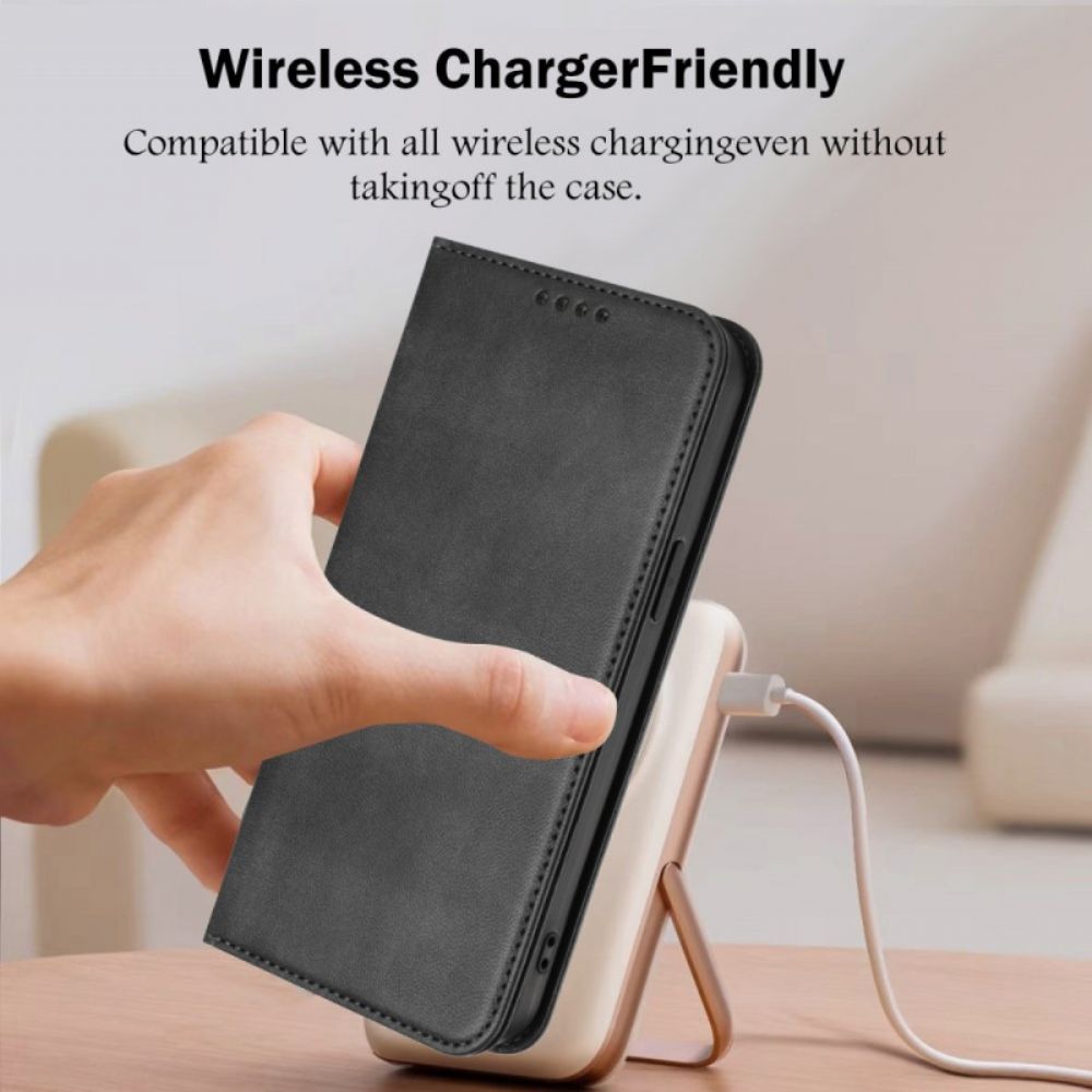 Leren Hoesje Voor Poco C71 Retro Design Rfid-bescherming