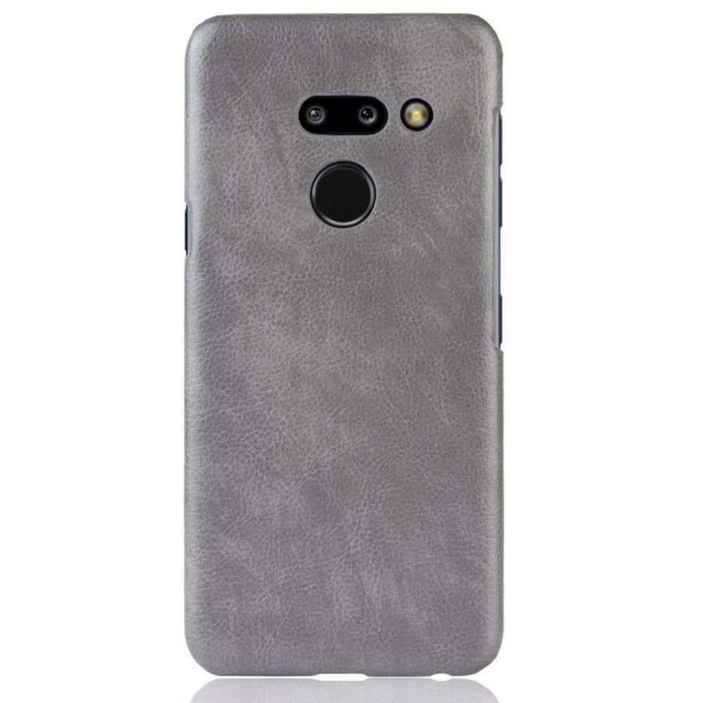 Hoesje voor LG G8 ThinQ Lichi Leereffect