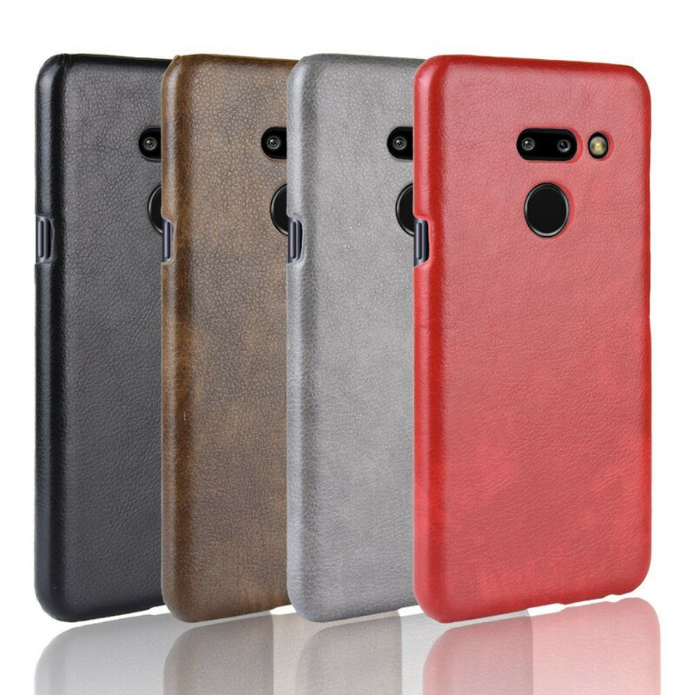 Hoesje voor LG G8 ThinQ Lichi Leereffect
