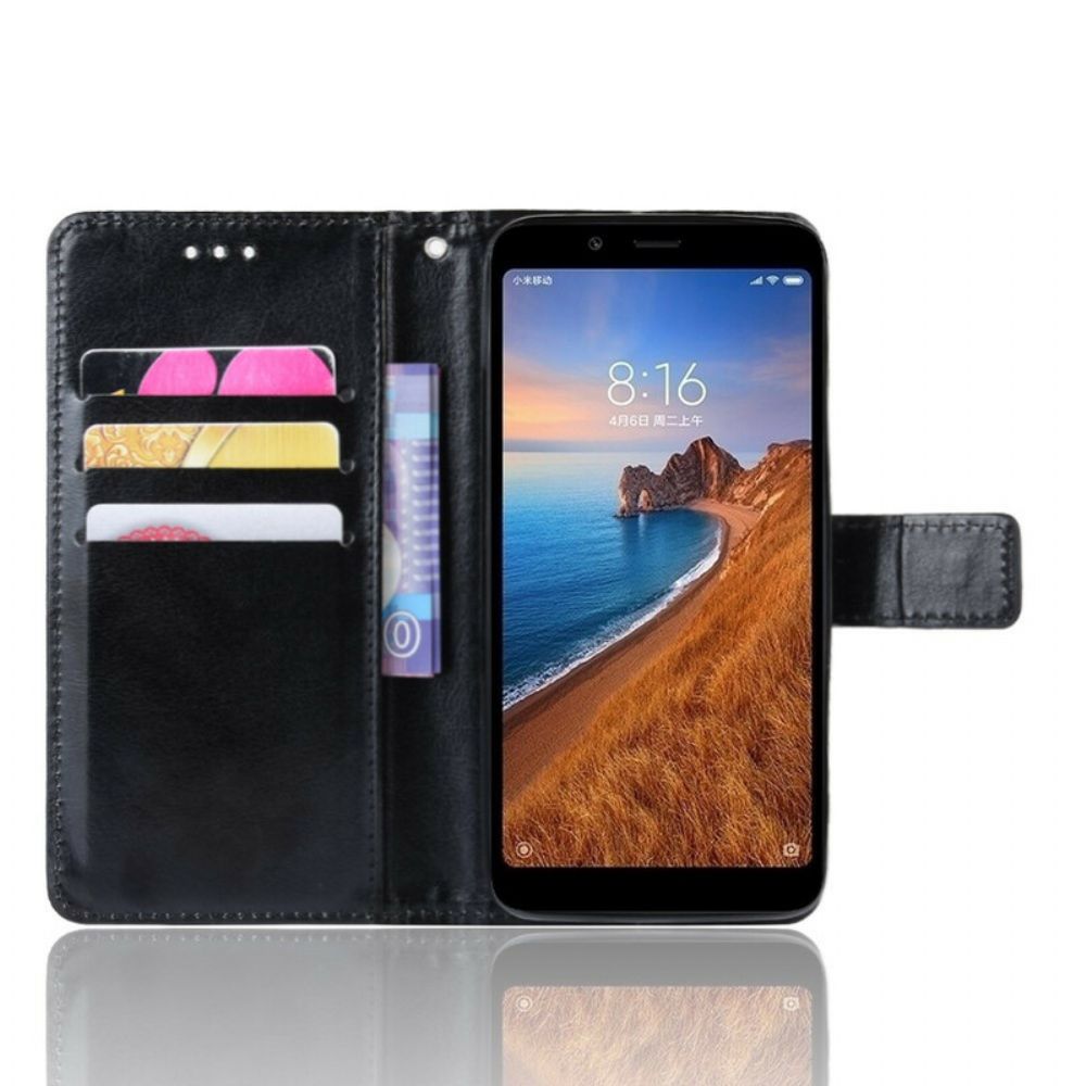 Folio-hoesje voor Xiaomi Redmi 7A Flitsachtig Kunstleer