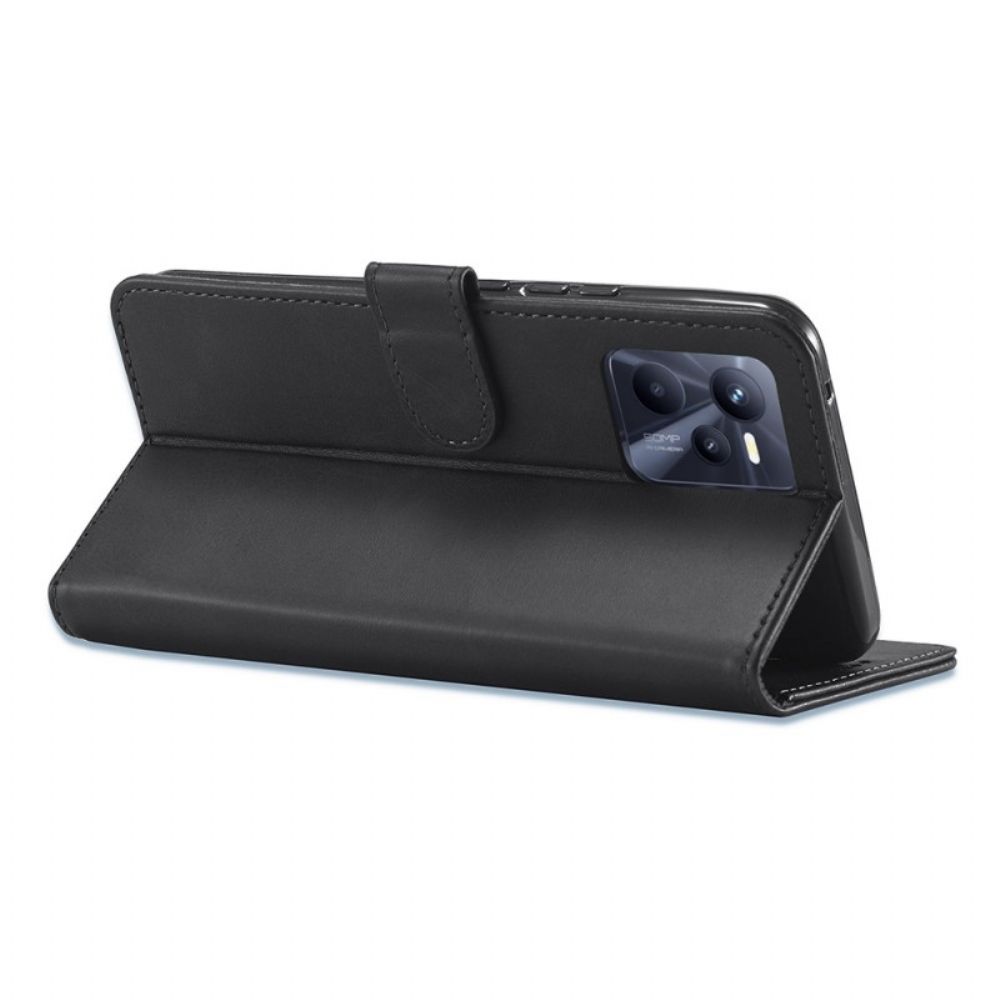 Folio-hoesje voor Realme C35 Lc.imeeke Leereffect