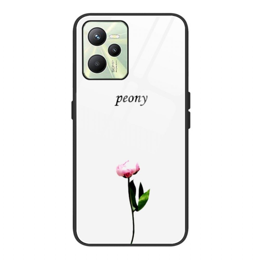 Hoesje voor Realme C35 Pioenroos