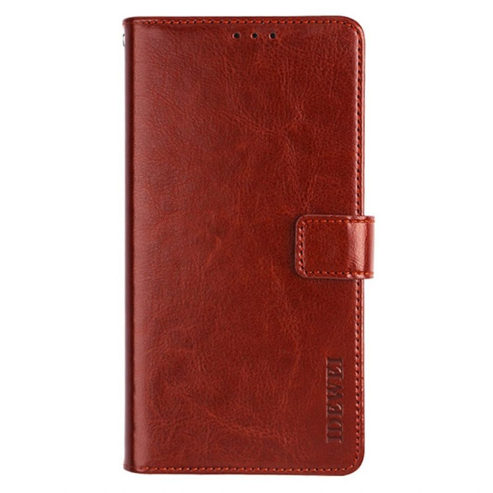 Leren Hoesje voor Realme C35 Imitatieleer Idewei