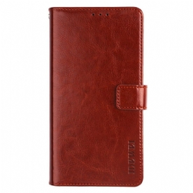 Leren Hoesje voor Realme C35 Imitatieleer Idewei