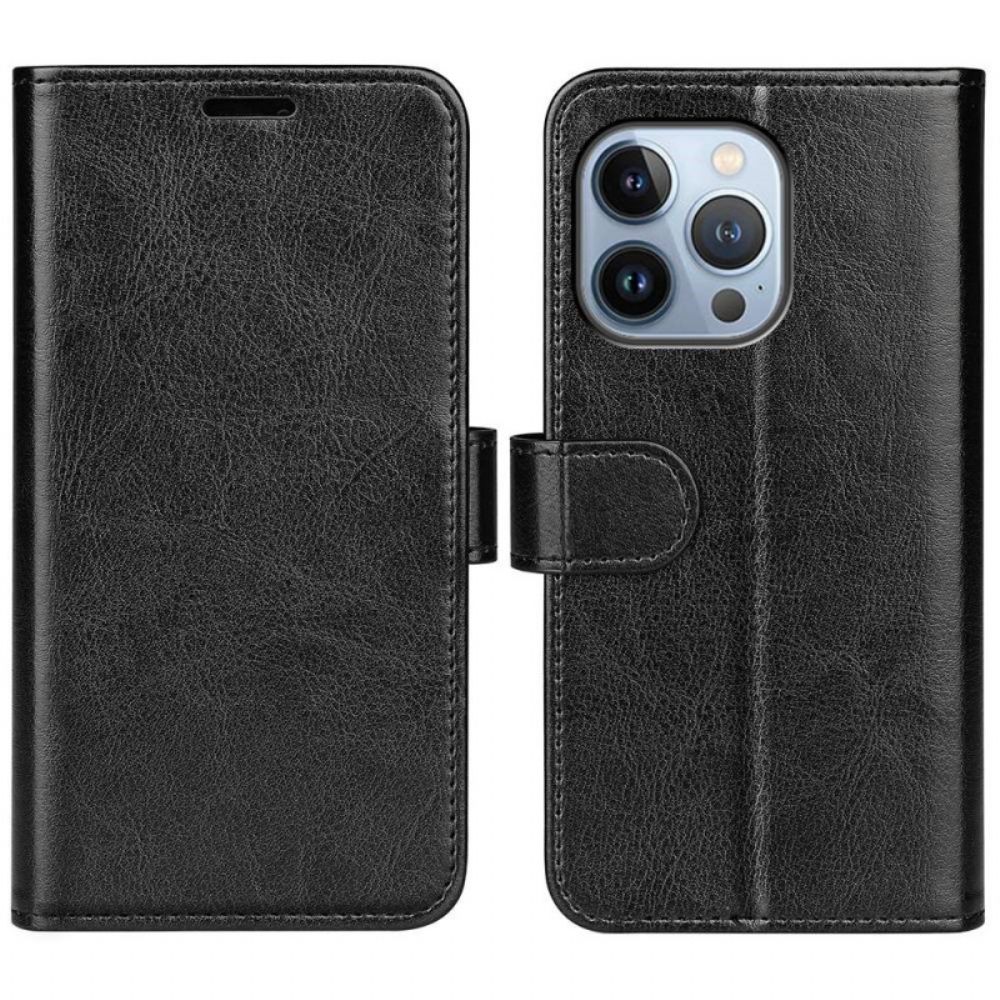 Folio-hoesje voor iPhone 14 Pro Retro-stijl
