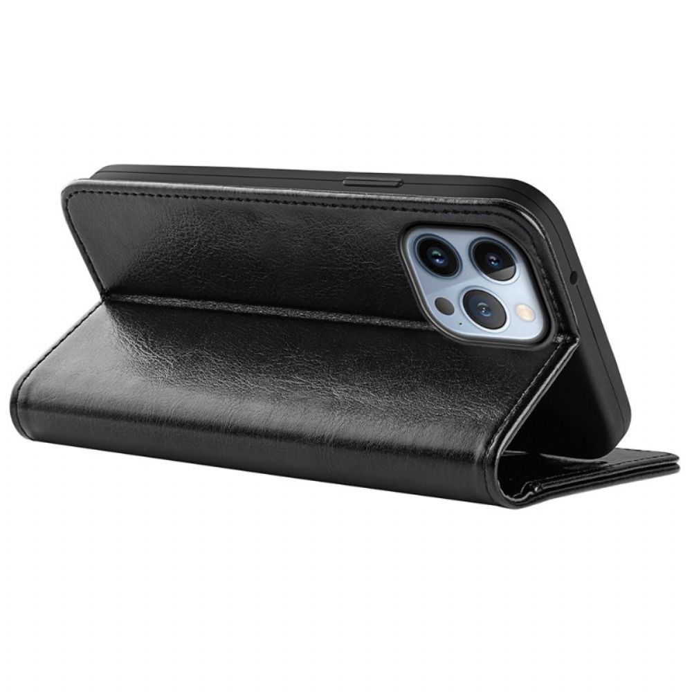 Folio-hoesje voor iPhone 14 Pro Retro-stijl