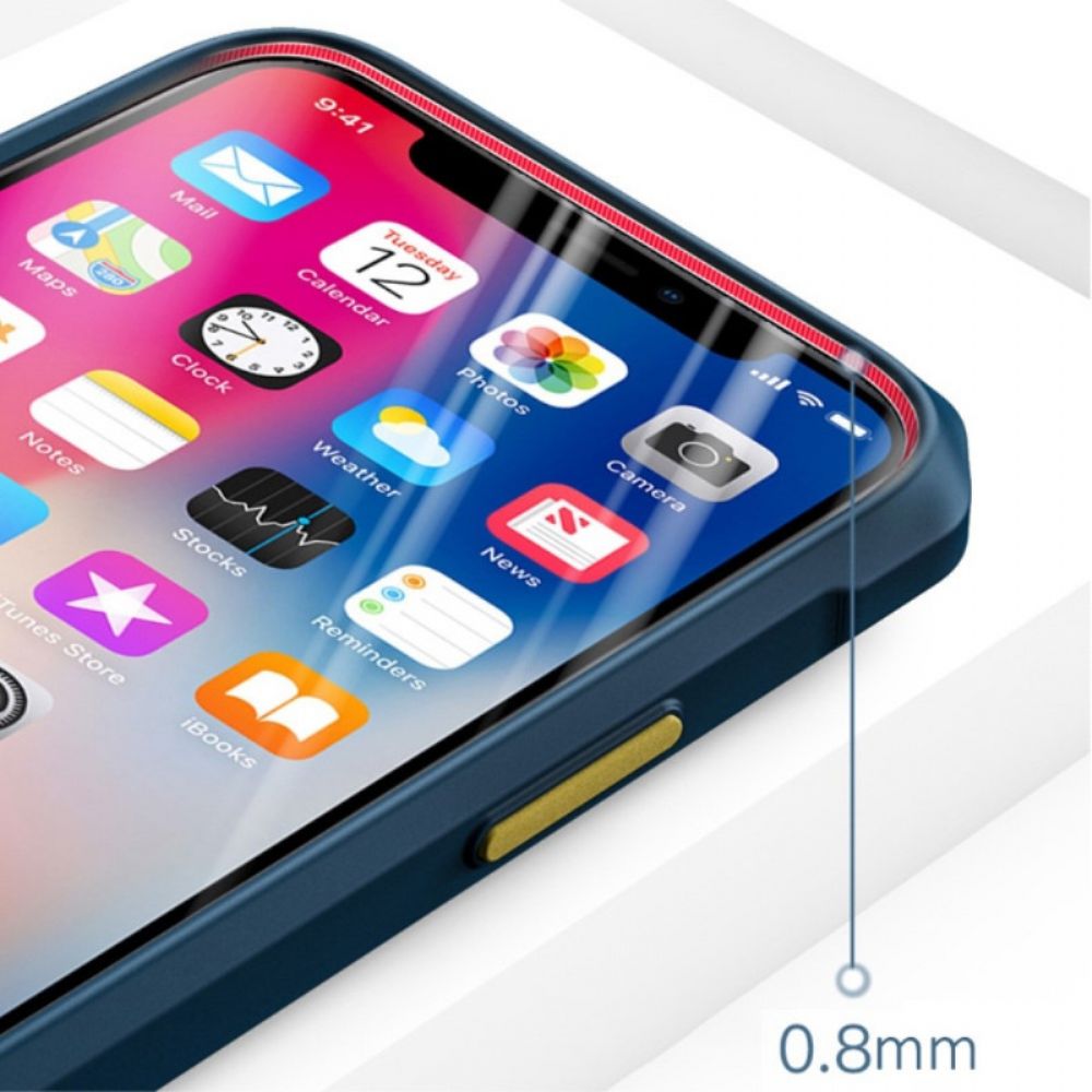 Hoesje voor iPhone 14 Pro Hybride Gekleurde Knoppen