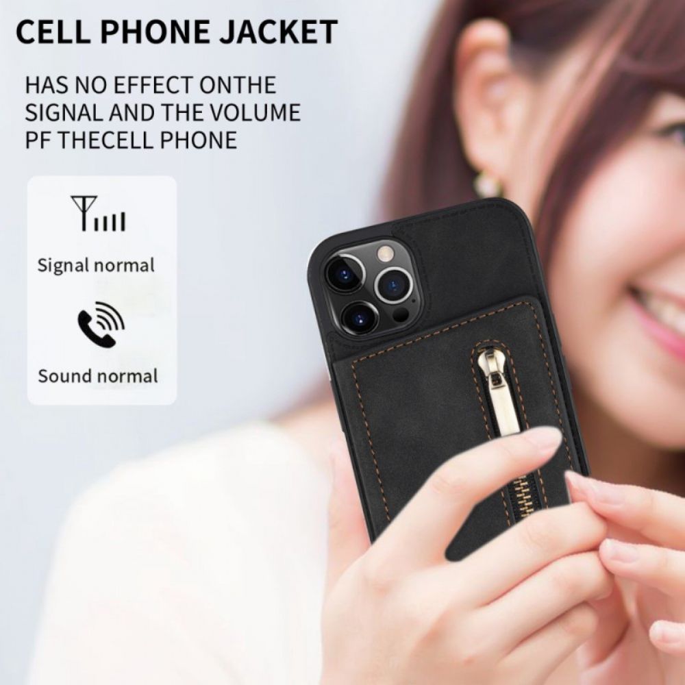 Hoesje voor iPhone 14 Pro Portemonnee Handsfree Ondersteuning Portemonnee