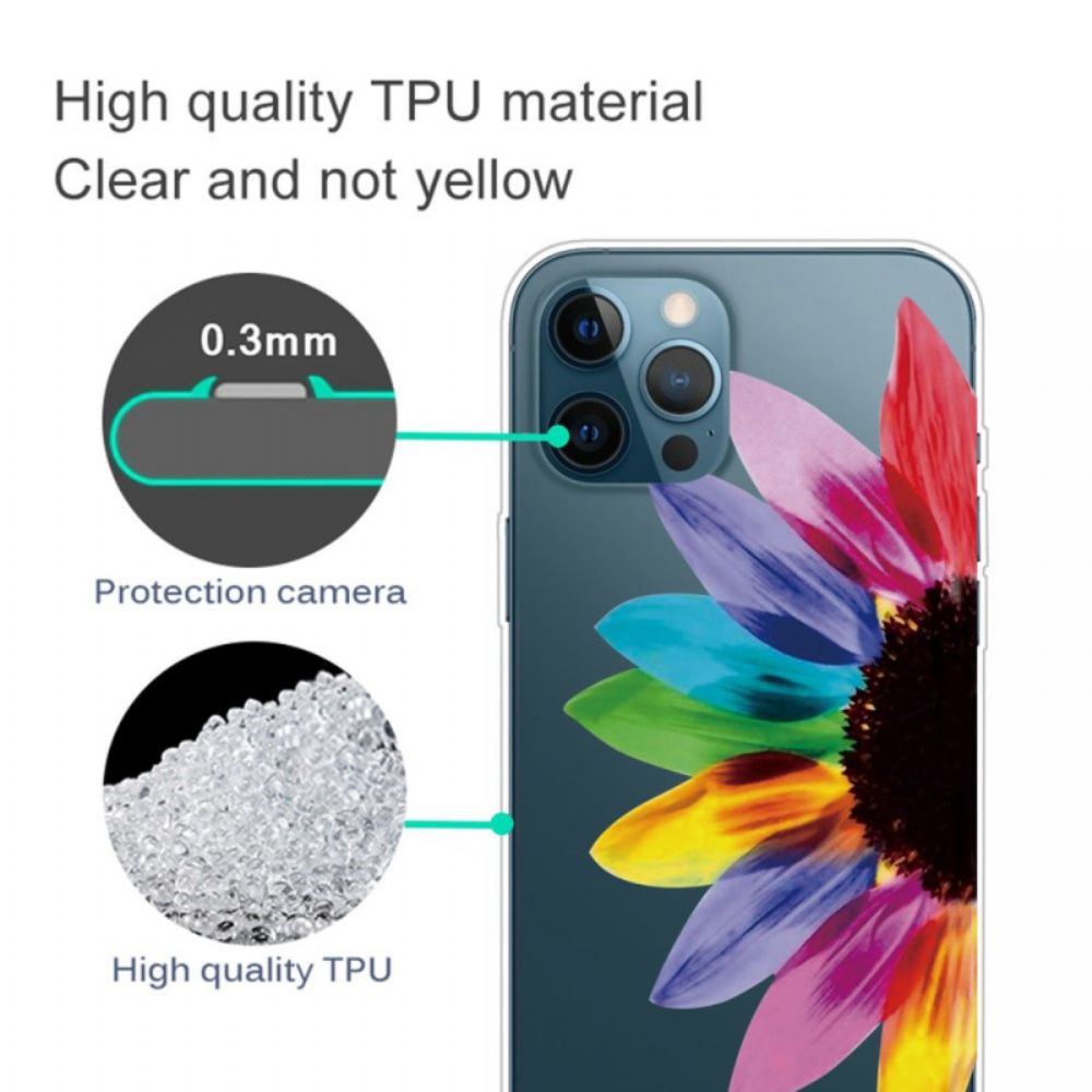 Telefoonhoesje voor iPhone 14 Pro Daisy