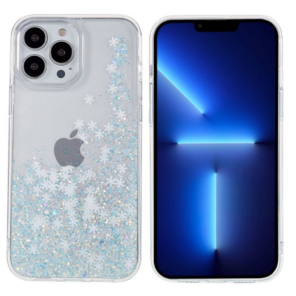 Telefoonhoesje voor iPhone 14 Pro Paillettenvlokken