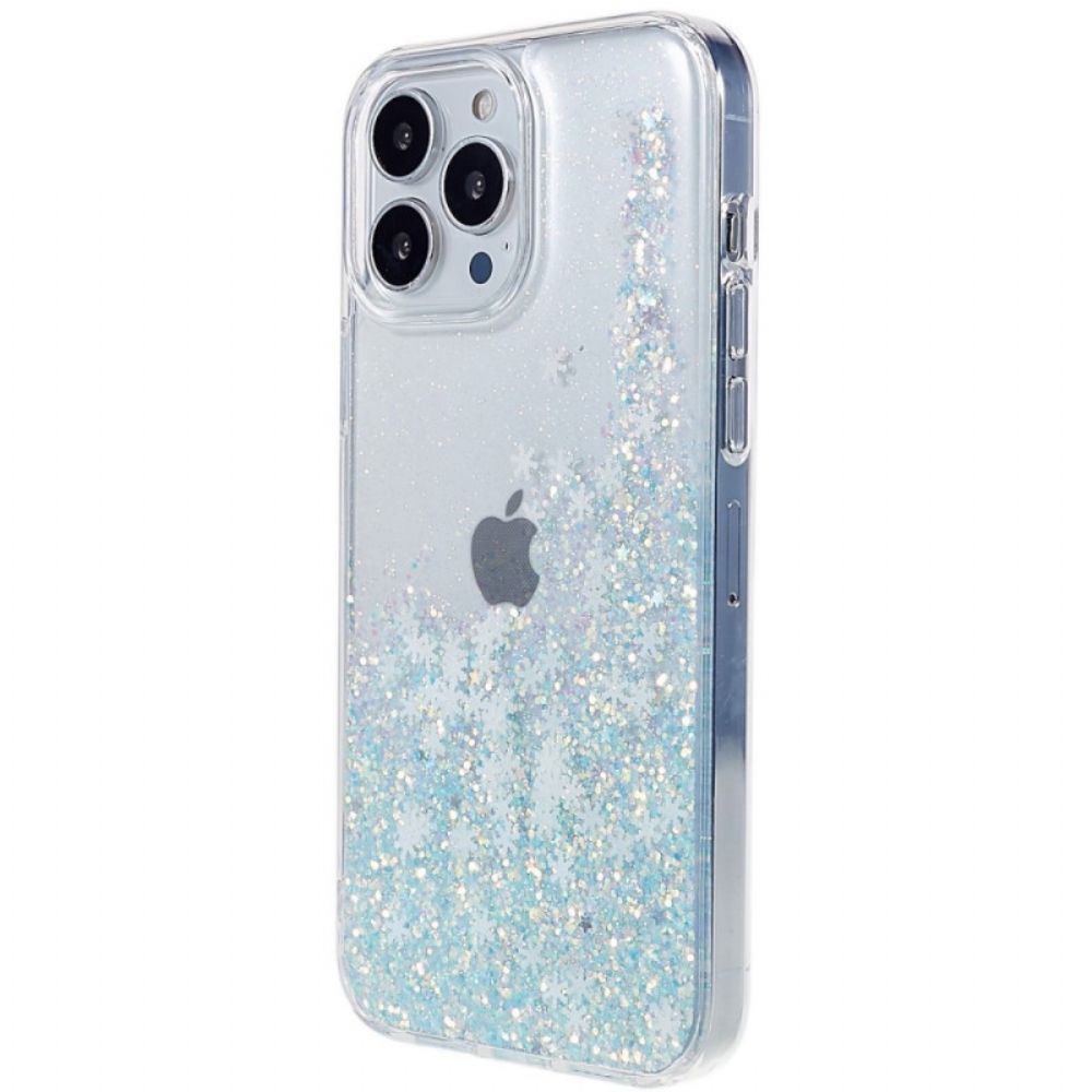 Telefoonhoesje voor iPhone 14 Pro Paillettenvlokken