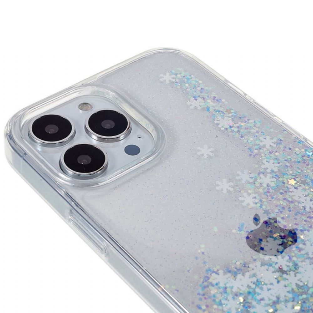Telefoonhoesje voor iPhone 14 Pro Paillettenvlokken