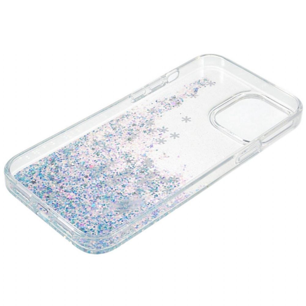 Telefoonhoesje voor iPhone 14 Pro Paillettenvlokken