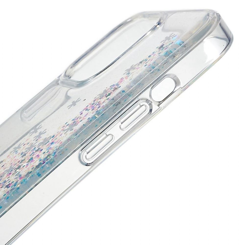 Telefoonhoesje voor iPhone 14 Pro Paillettenvlokken