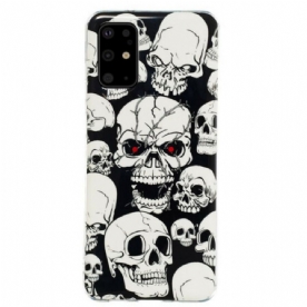 Hoesje voor Samsung Galaxy S20 Plus / S20 Plus 5G Fluorescerende Schedels